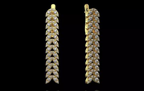 marquise earrings