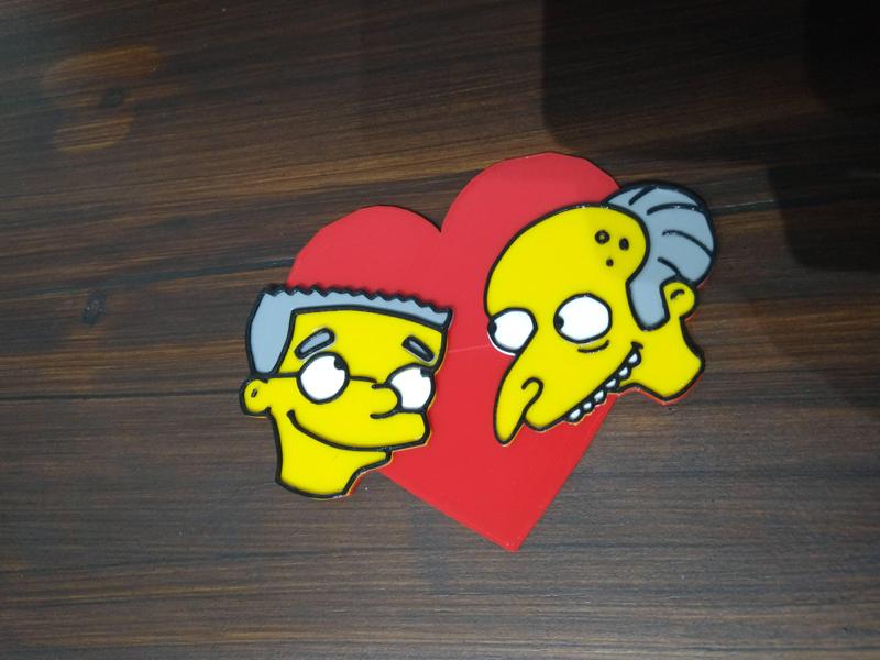 LOVE SMITHERS BURNS MAGNET