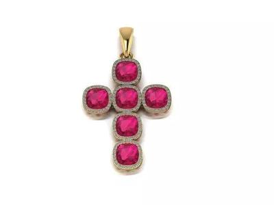 Crystal Cross Necklace