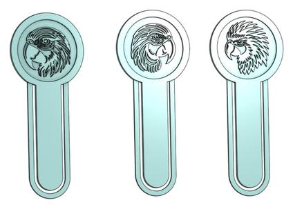 Eagle Bookmark Set / Adler-Lesezeichen-Set