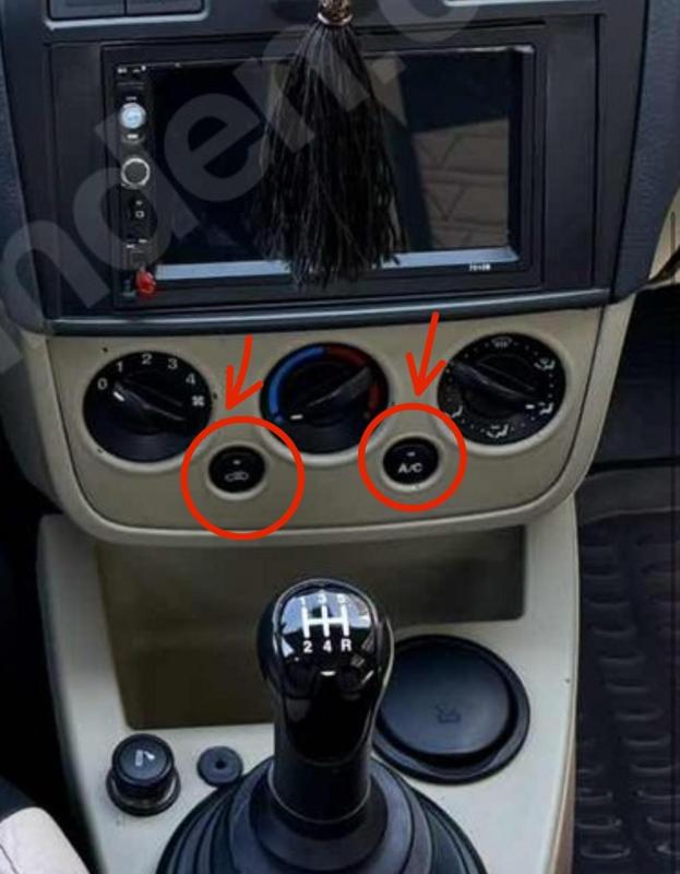 Ford Fiesta 2002-2009 AC BUTTON