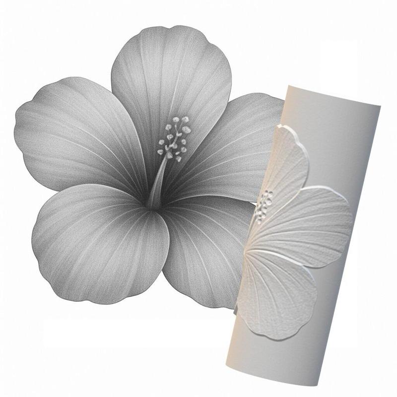 Floral Pattern Clay Roller for 3D Printing