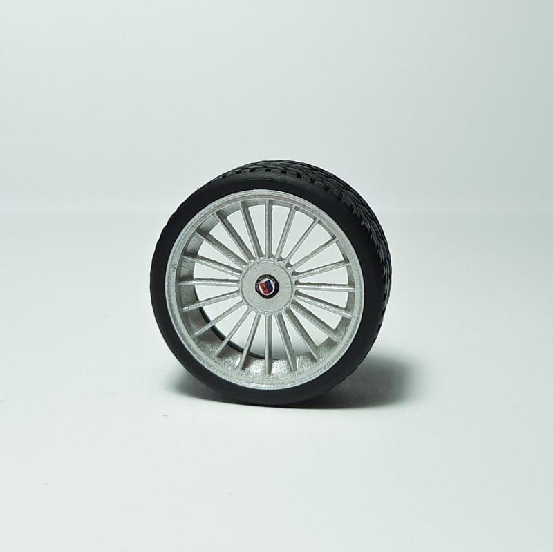 BMW Alpina Classic wheels 1/24 - 1/18 (SCALABLE)