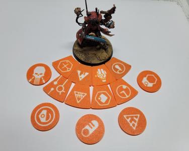 KT24 Hierotek Circle Tokens (deboss and multicolor)