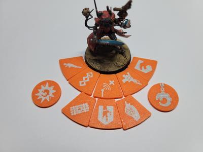 KT24 Brood Bros Tokens (deboss and multicolor)