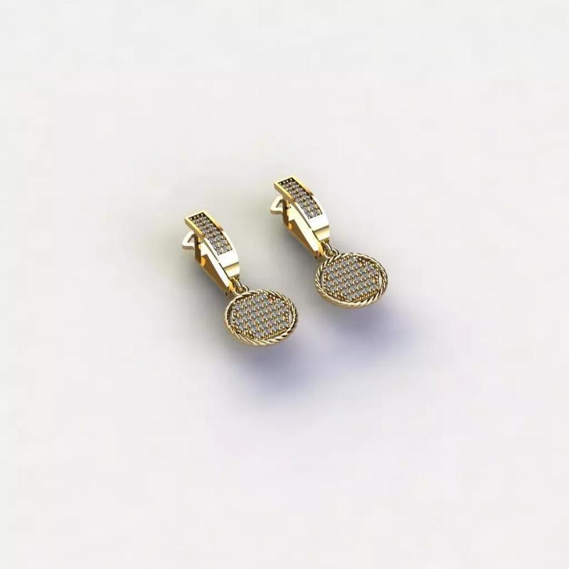 engagement earrings 3D Model Collection 3D print model tmtr73