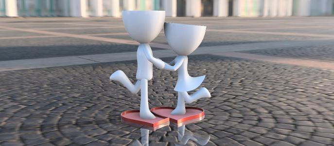 couple holding hands