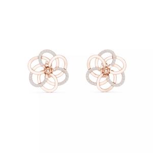 Flower Studs Earrings 3dm stl renders 360 Animation Videos