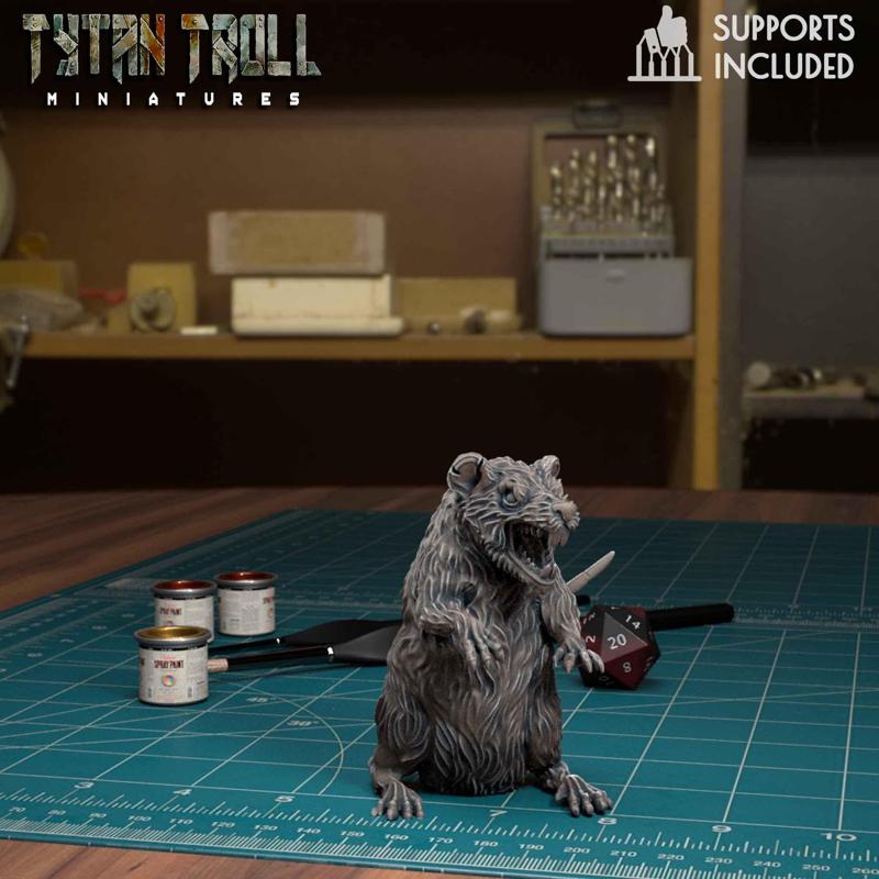 Giant Rat 03 [Pre-Supported]