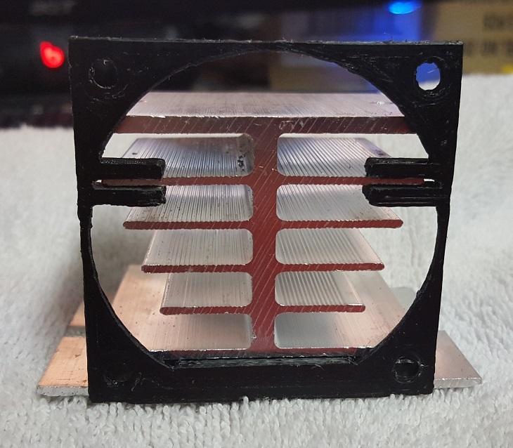 SSR Heat Sink 60mm Fan Mount