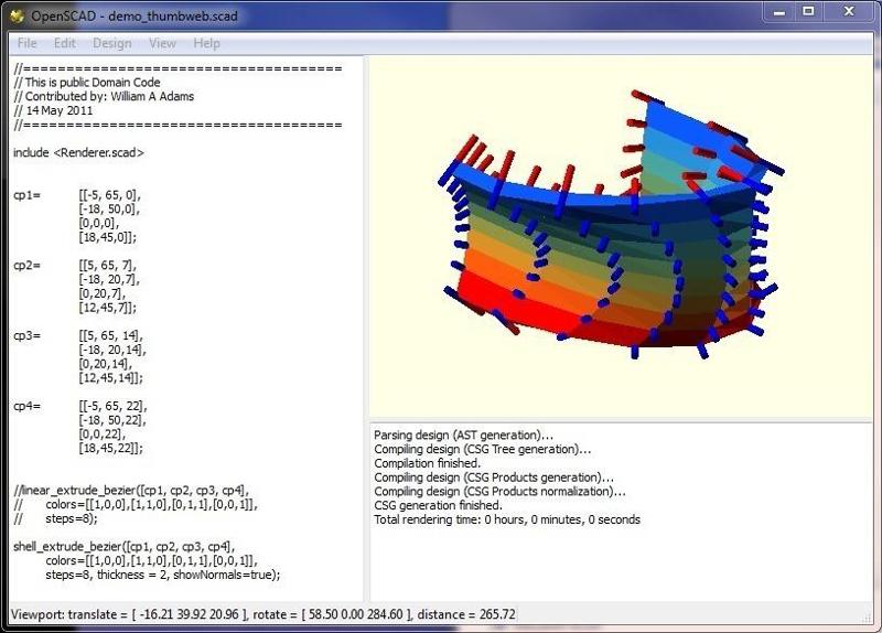OpenScad Surface Solids
