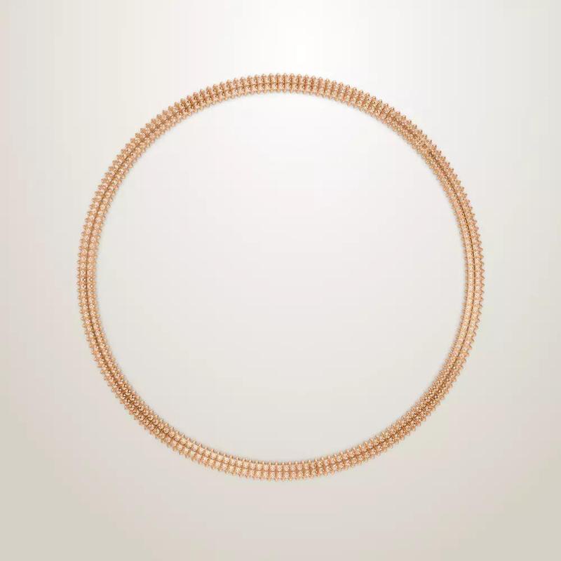 Clash de Cartie necklace flexible double row paved