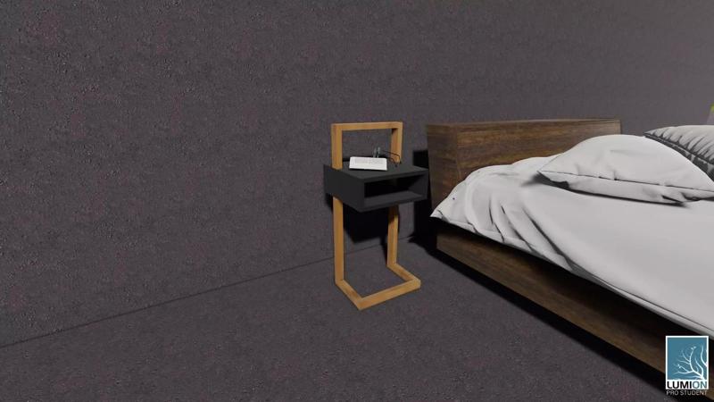 3D YATAK ODASI MASASI