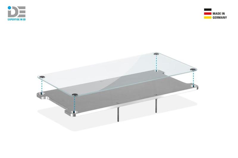 HBP Heated build plate for the Makerbot Replicator 2 & 2X - Makes your Replicator a real tool!