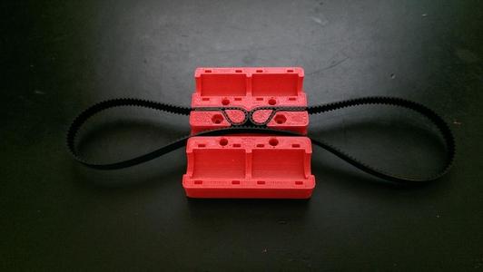 i3 X-Carriage for GT2 & T2.5 with added 30mm holes 