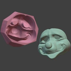 Accurate Dook Larue Mask Mold for CarinoAnimatronics Dog Mech