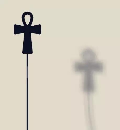 Ankh Cross Candle gadget