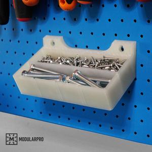 Modular Small Parts Organizer – Magnetic or Screw-Mount w/ Adjustable Dividers