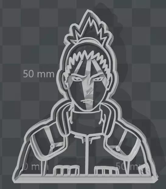 Shikamaru Nara Ninja Naruto Cookie Cutter