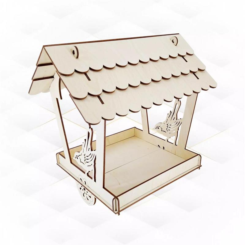 Bird feeders garden decor design for laser cut Birds silhouette