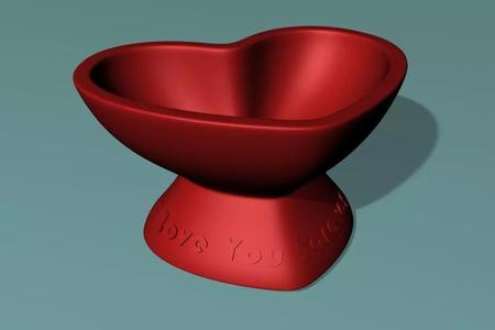 Ice Cream Heart Bowl