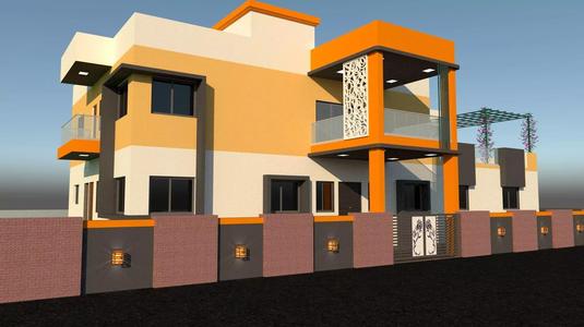 Architectural view of the bangalow