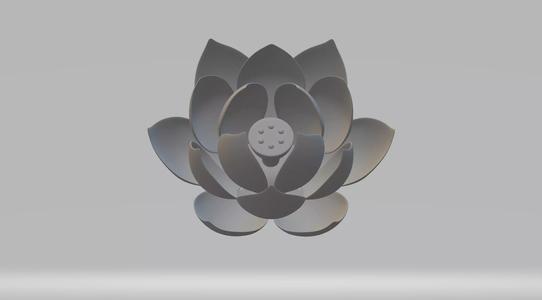 Lotus Flower 3D Model