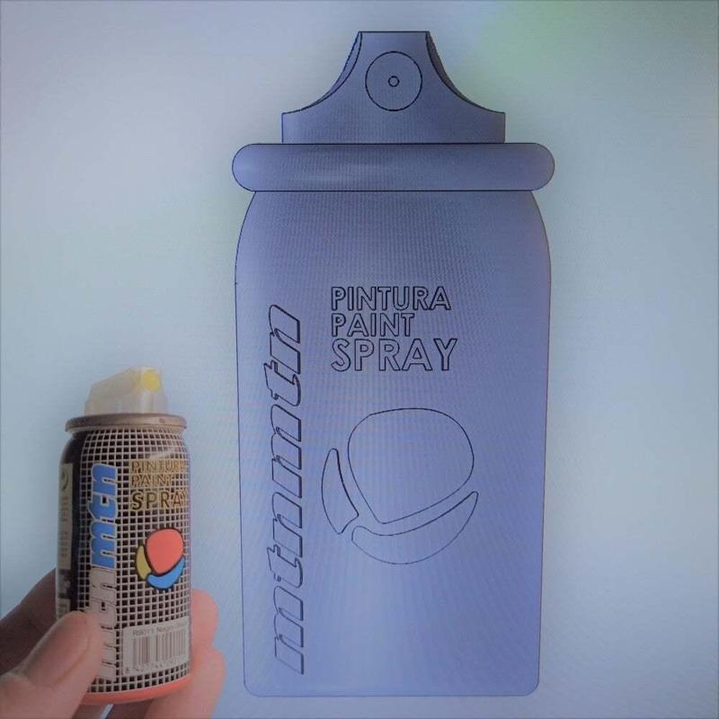 Montana spray can keychain