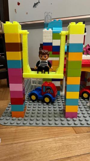 Duplo Compatible Swing (Remake of https://www.thingiverse.com/thing:1728577)