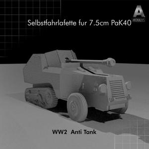PAK 40 somua anti tank vehicle