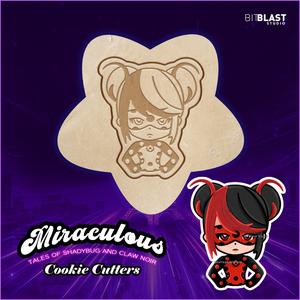 Ladybug & Cat Noir Cookie Cutters 2
