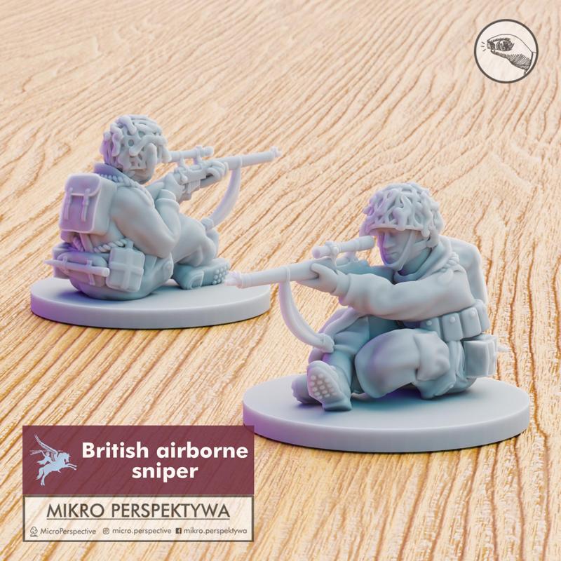 BRITISH AIRBORNE SNIPER 28MM PRESUPPORTED