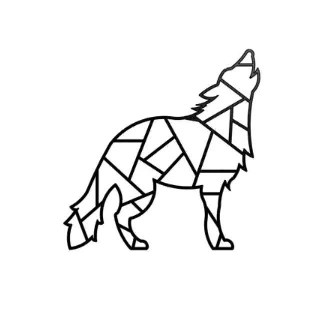 Wall Art Wolf
