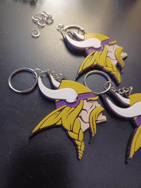 NFL Colorized Football Team Logo Keychains Mega Pack