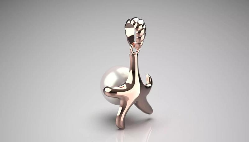 ocean pearl pendant pp0037