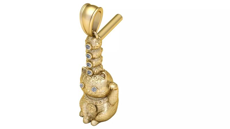 FUNNY TREADY pendant 3d prientable model
