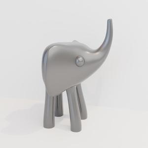 elephant cute abstract sculpture