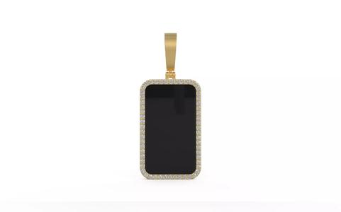 Model 1309 1 OZ PAMP Bar Frame 2mm Diamond