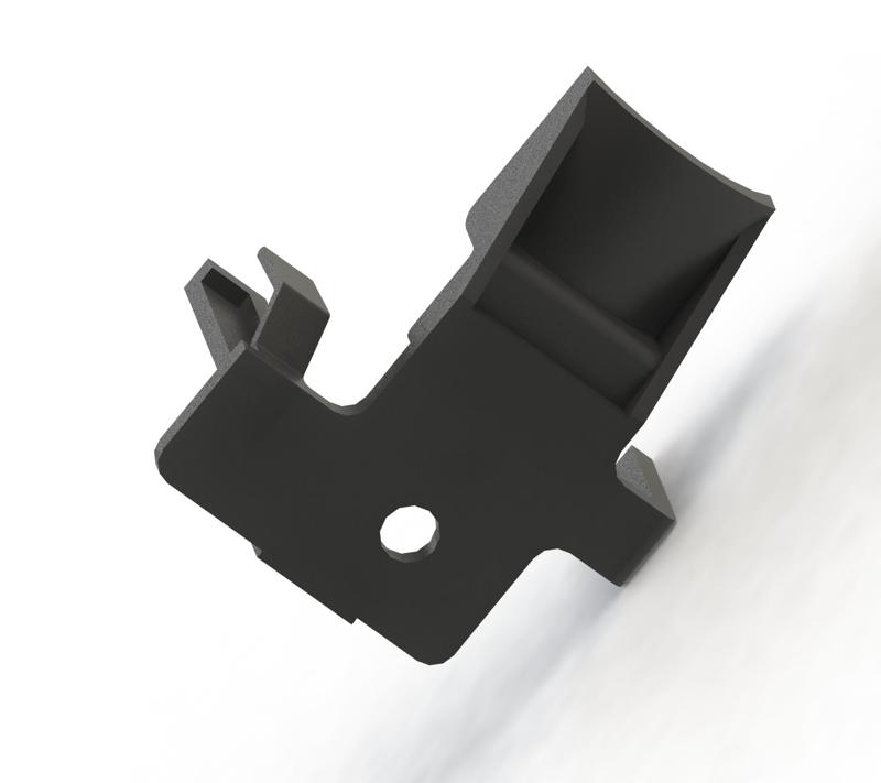 Jaguar F-Pace X761 2020-2024 XF 2007-2024 XE 2015-2024 Radiator mount right bracket. OEM Number GX73601C38BC OEM T2H7989