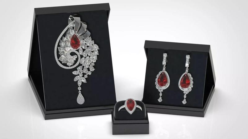 Jewelry set Charm of Spring