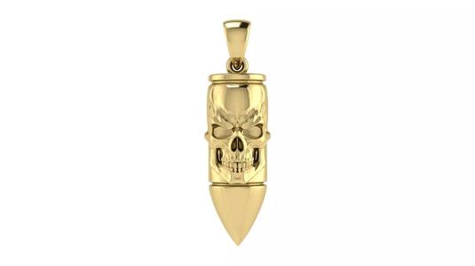 Skull Bullet Pendant