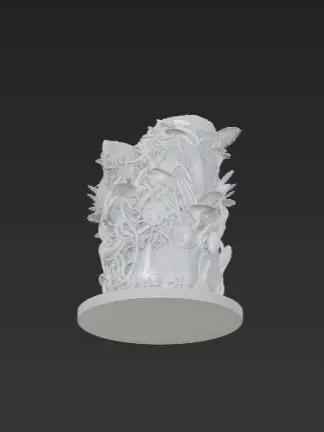 Artistic 3D Holder in Jungle Holder Shape for Showpiece