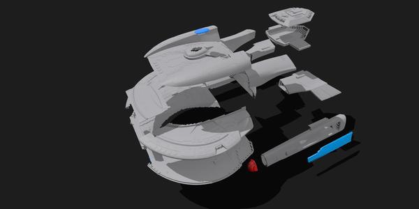 Akira Class KIT - Star trek ship model kit