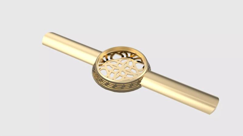 Greek Meander Tie Clip JDBCo