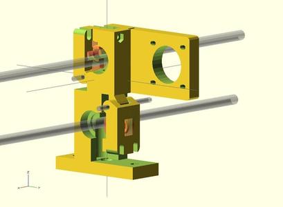 Dual hobbed bolt extruder V2