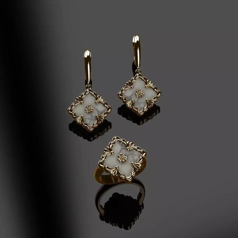 Ring and Earrings