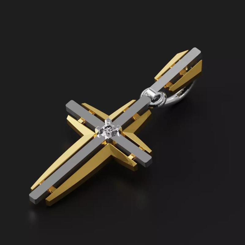 Cross Crosshair Gold