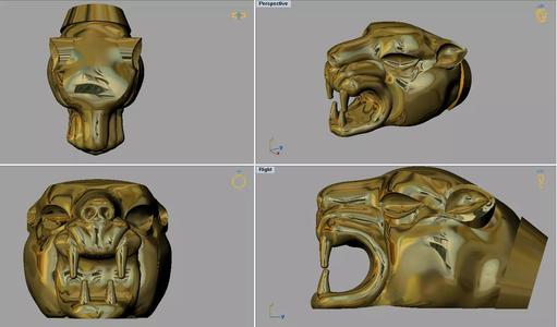 Tiger Head 3dm Files