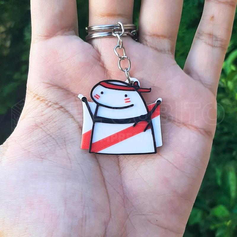 Flork River Plate Keychain