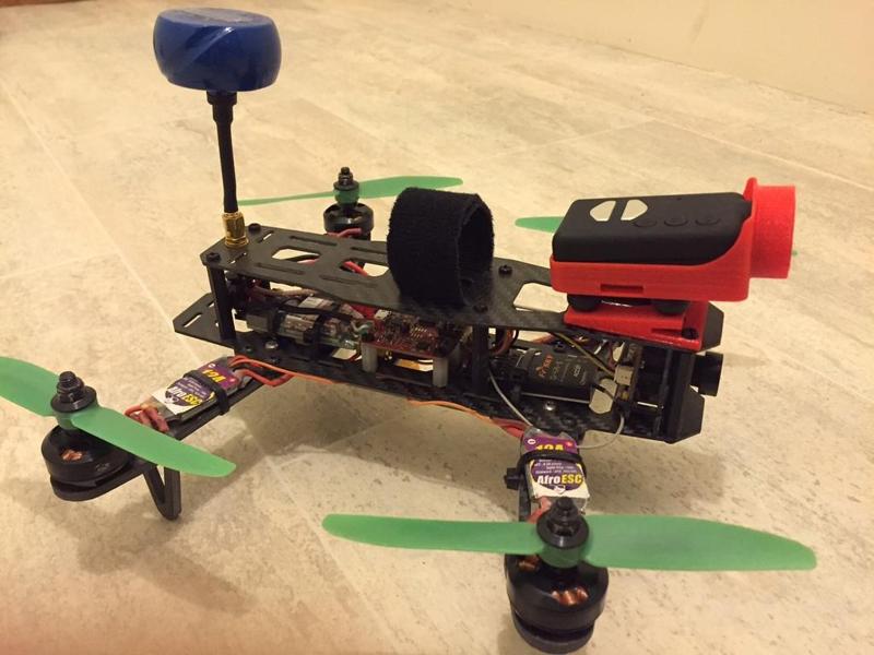 Argonaut AQ250 Quadcopter 10 Degree Anti Vibration Plate for Mobius Mount / holder